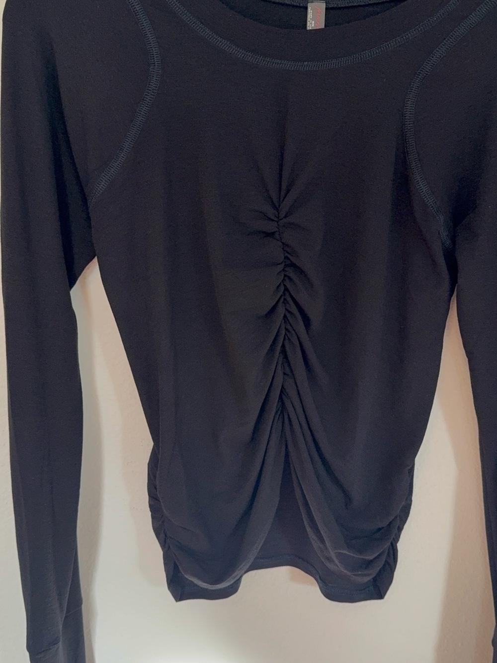 FP Movement by Free People Black Tempo Ruched Long-Sleeve Top - Picture 7 of 11